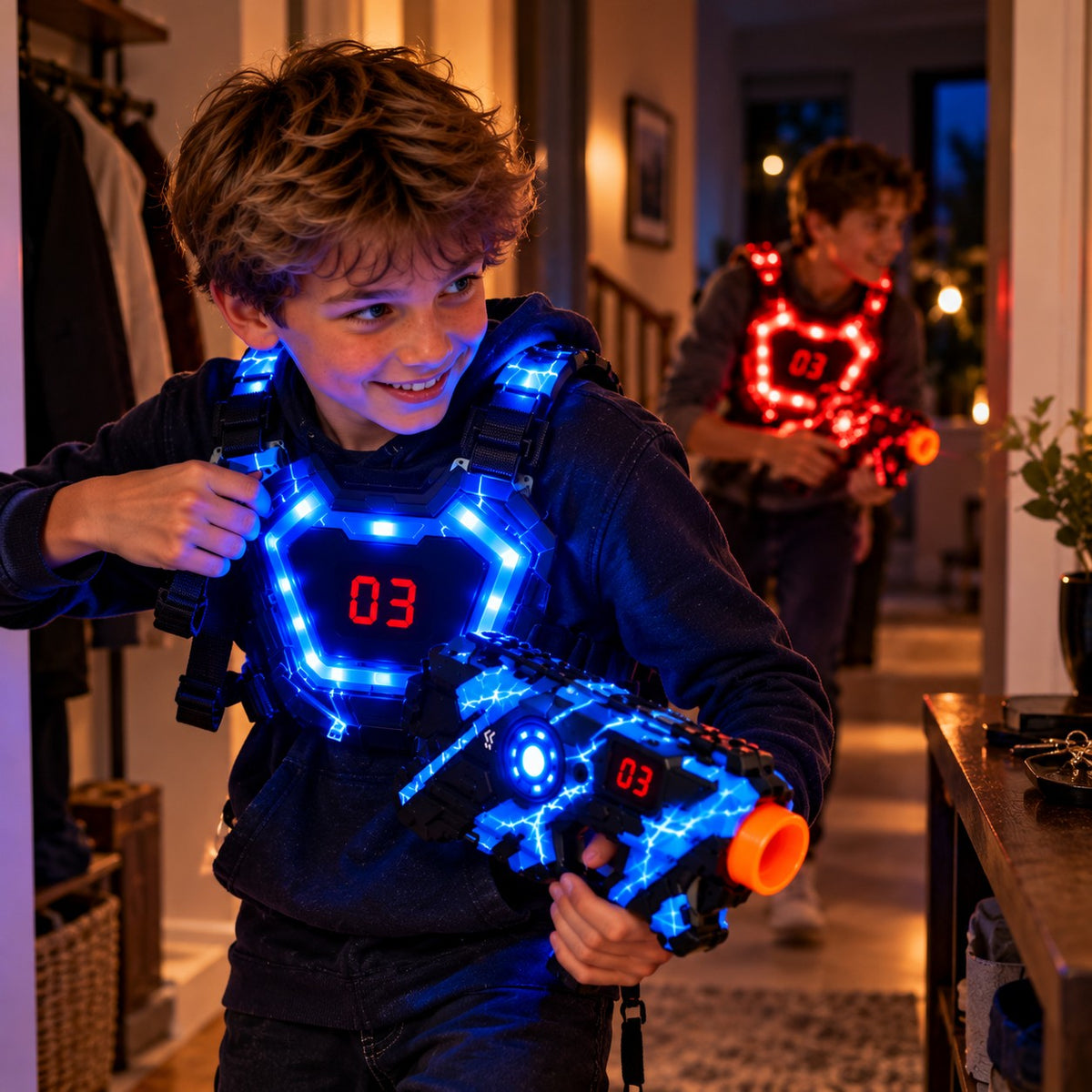 Kit Laser Game BLAZTAG – L'arène à la maison
