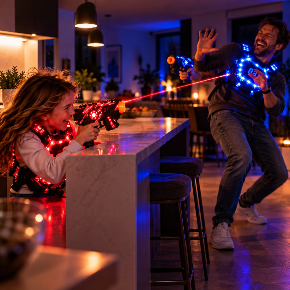 Kit Laser Game BLAZTAG – L'arène à la maison