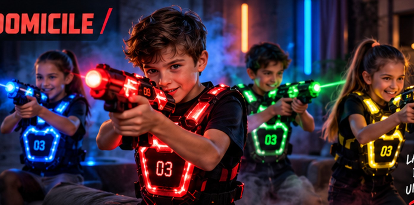 Scène conceptuelle d'enfants jouant ensemble